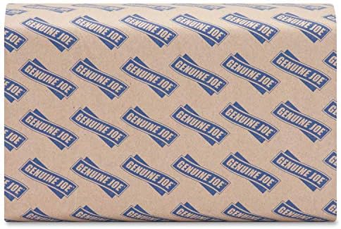 Genuine Joe GJO21040 Multifold Natural Towels (16 Packs, 250 per pack)