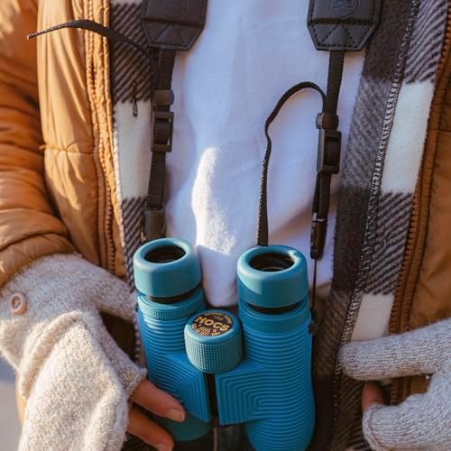 Nocs Provisions Field Issue Compact 8x32 Waterproof Binoculars, Shockproof, Fogproof, 8X Magnification, Bak4 Prism, Multi-Coated Lenses for Adults & Kids, Bird Watching, Hunting & Wildlife Viewing