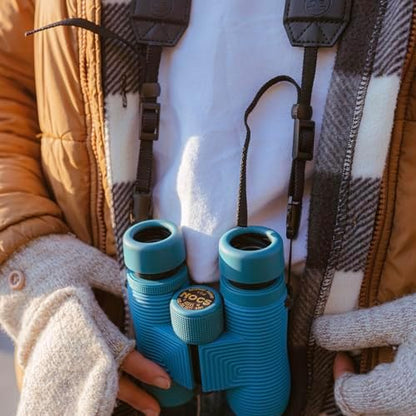 Nocs Provisions Field Issue Compact 8x32 Waterproof Binoculars, Shockproof, Fogproof, 8X Magnification, Bak4 Prism, Multi-Coated Lenses for Adults & Kids, Bird Watching, Hunting & Wildlife Viewing