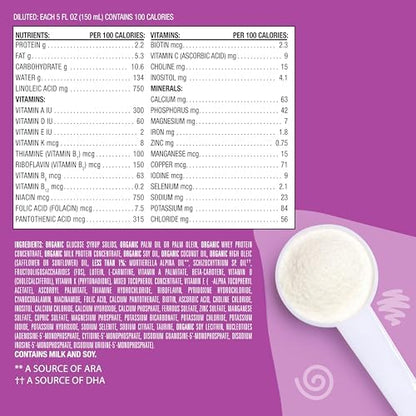 Earth's Best Organic Sensitivity Infant Formula for Babies 0-12 Months, Reduced Lactose Powder Formula with Iron, Omega-3 DHA, and Omega-6 ARA, 32 Ounce Value Container