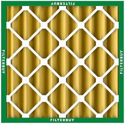 Filterbuy 20x20x4 Air Filter MERV 11 Allergen Defense (2-Pack), Pleated HVAC AC Furnace Air Filters Replacement (Actual Size: 19.50 x 19.50 x 3.63 Inches)