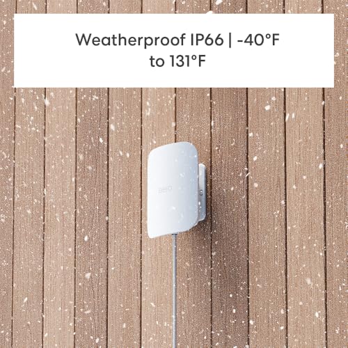 Amazon eero Outdoor 7 dual-band mesh wifi router (newest model), Weatherproof rating of IP66, Coverage up to 15,000 sq. ft. outdoors, 1-pack, Includes 30W PoE+ adapter