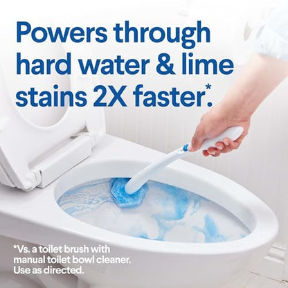 Clorox Original Toilet Cleaning System - ToiletWand, Storage Caddy and 16 Refill Heads, Dorm Room Essentials,