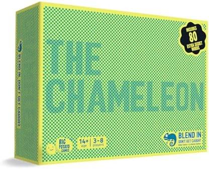 Big Potato The Chameleon, Award-Winning Board Game for Families & Friends | Includes 80 Extra Secret Words