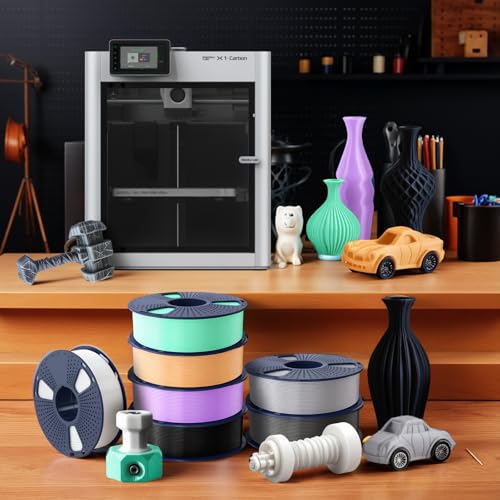 PETG Filament 1.75mm - 1kg(2.2lbs) Elite 3D Printer Filament, 1.75mm Dimensional Accuracy +/- 0.02mm, White