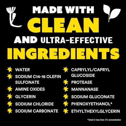 Molly's Suds Liquid Laundry Detergent | Clean Laundry Detergent Soap for Sensitive Skin | 2x Concentrated, High Efficiency (HE) (Unscented - 200 Loads)