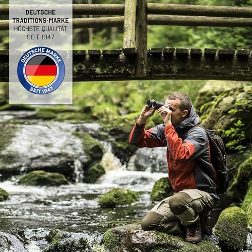 Steiner Safari UltraSharp 10 x 26 Binoculars, Compact, Large Magnification, Robust, Waterproof, Ideal for Travel, Hiking, Concerts, Sports and Nature Observation