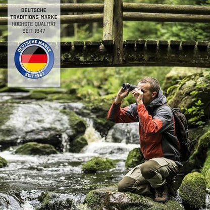 Steiner Safari UltraSharp 10 x 26 Binoculars, Compact, Large Magnification, Robust, Waterproof, Ideal for Travel, Hiking, Concerts, Sports and Nature Observation