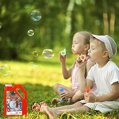 Lulu Home Bubble Concentrated Solution, 1 L/ 33.8 OZ Bubble Refill Solution for Kids Halloween Parties, Bubble Machine, Giant Bubble Wand, Bubble Blower Toys