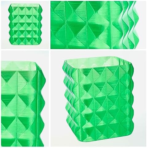 PETG Filament 1.75mm, PETG 3D Printing Filament, 2.2 LBS (1KG) Cardboard Spool, Fit Most FDM 3D Printer, Green…