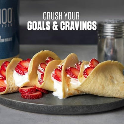 Dymatize ISO100 Whey Protein Powder Isolate, Gourmet Chocolate, 25g of Protein, 5 Pound, 5.5g BCAAs, Less Than 120 Cal., Gluten Free, 1g Fat, 1g Sugar, 2g Carb (71 Servings)