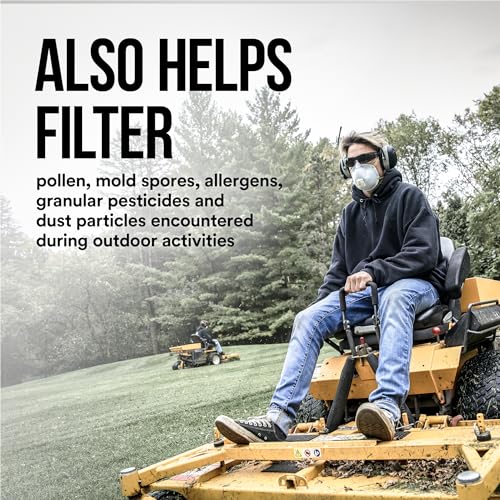 3M N95 Respirator 8511, Cool Flow Valve, 10 Pack, NIOSH-APPROVED, Advanced Filter Media For Easy Breathing, Comfortable For Long Periods Of Wear, Helps Filter Pollen, Mold Spores & Dust (8511PB1-A-PS)