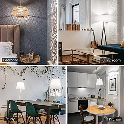 Energetic 24-Pack A19 LED Light Bulb, 60 Watt Equivalent, Daylight 5000K, E26 Medium Base, Non-Dimmable LED Light Bulb, ETL Listed