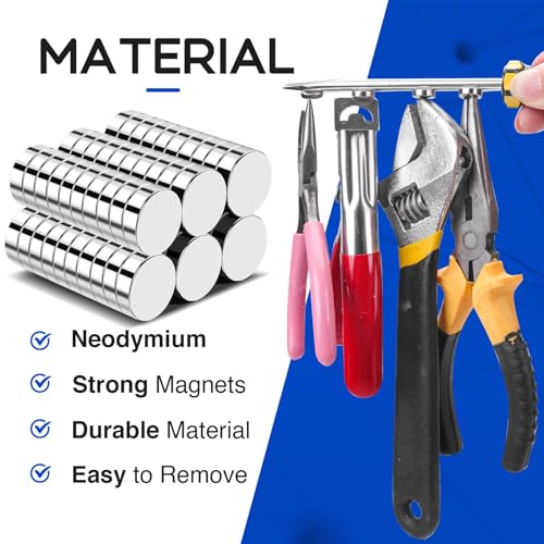 Refrigerator Magnets, 120 Pcs Rare Earth Magnets, Neodymium Fridge Magnet Whiteboard Magnets for Crafts, DIY, Office, Dry Erase Board