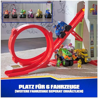 PAW Patrol: Rescue Wheels Super Loop Tower HQ, with Light, Sound, Vehicle Launcher, Chase Action Figure & Toy Truck, Kids Toys for Boys & Girls Age 3+