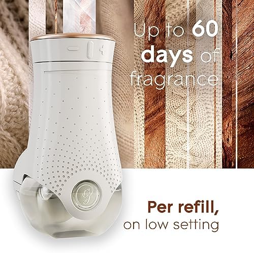 Glade PlugIns Refills Air Freshener, Scented and Essential Oils for Home and Bathroom, Cashmere Woods, 6.7 Fl Oz, 10 Count (Packaging May Vary)