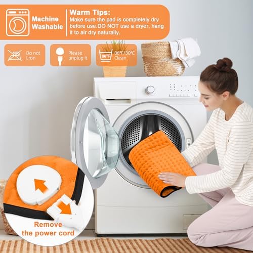 Heating Pad,Electric Heating Pads for Back,Hot Heated Pad for Abdomen,Shoulder,Knee,Multiple Temp and Auto Shut Off