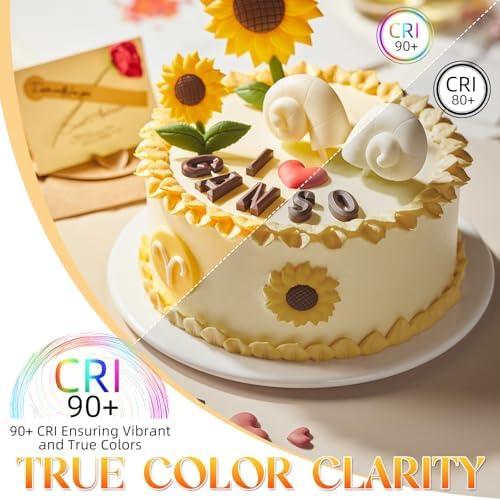 E12 Candelabra Bulb 40 watt Equivalent, E12 LED Bulb Non-Dimmable Chandelier Light Bulbs, B10 Candle Light Bulbs 2700K Soft White, 90+CRI, 400LM, Cear Glass, 12 Pack