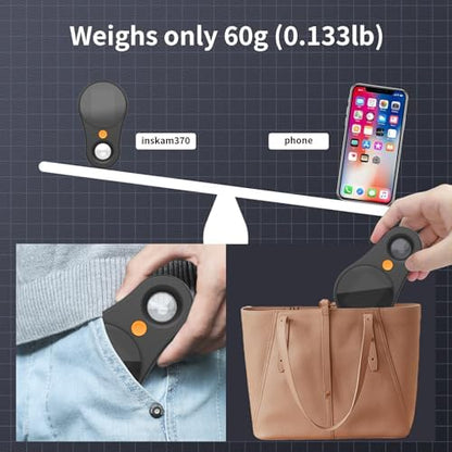 Microscope for Adult-2.0 Inch IPS Screen 100X Pocket Microscope, 3-Level Adjustable LED Lights Portable Handheld Mini Microscope,USB Connection to PC