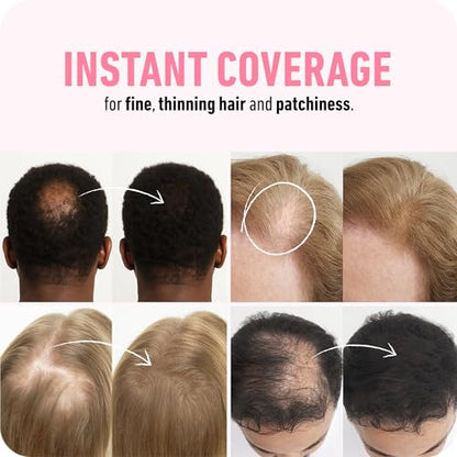 BOLDIFY Hair Fibers (56g) - Fill In Thinning and Fine Hair for an Instantly Fuller, Thicker Look - 14 Shades for Women & Men - Dark Auburn