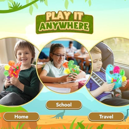 ZaxiDeel Dinosaur Sensory Toys for Toddler Kids : Easter Basket Stuffers Gift Quiet Fidget for Classroom, Montessori Preschool Learning Activities Calm Down Travel Toys for Kids Ages 3 4 5