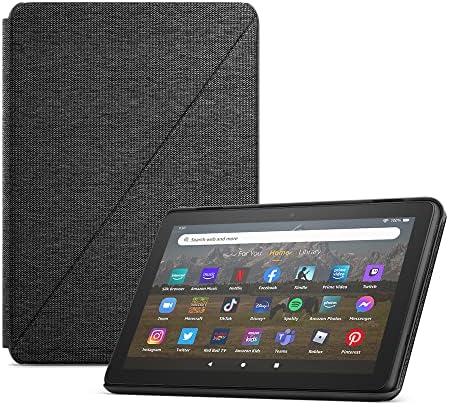 Amazon Fire HD 8 Tablet Cover (Only compatible with 12th generation tablet), Black