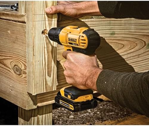 DEWALT 20V Max Cordless Drill/Driver Kit, 2 Batteries and Charger Included (DCD771C2)
