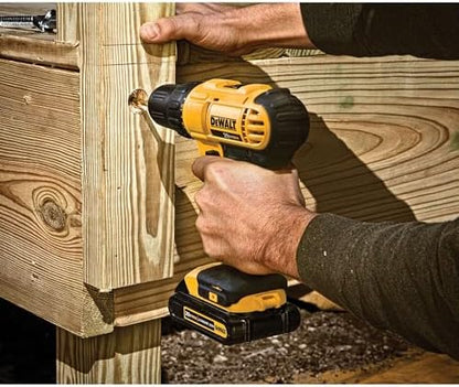 DEWALT 20V Max Cordless Drill/Driver Kit, 2 Batteries and Charger Included (DCD771C2)