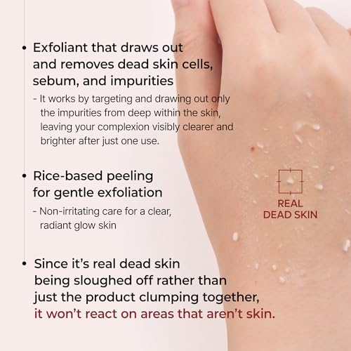 Peel Shot Glow White Rice Peeling Ampoule, Soft Exfoliating Face and Body Scrub Dead Skin Cells Remover for All Skin Types korean skin care 80ml