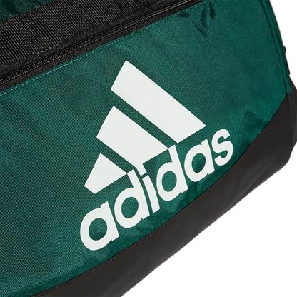 adidas Unisex Defender 4.0 Gym Duffel Bag for Men and Women, Team Dark Green, Medium (66L)