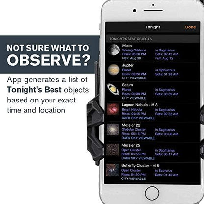 Celestron 22451 StarSense Explorer LT 80AZ Smartphone App-Enabled Telescope – Works with StarSense App to Help You Find Stars, Planets & More – iPhone/Android Compatible