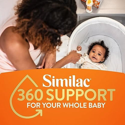 Similac 360 Total Care Sensitive Infant Formula for Fussiness & Gas Due to Lactose Sensitivity, Has 5 HMO Prebiotics, Non-GMO, Baby Formula, Ready to Feed, 2-fl-oz Bottle, Pack of 48