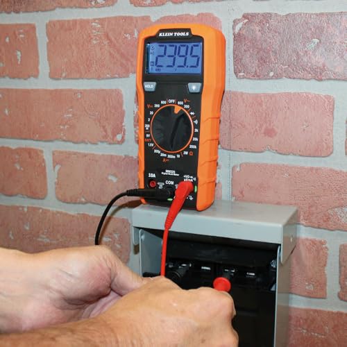 Klein Tools MM325 Multimeter, Digital Manual-Ranging 600V AC/DC Voltage Tester, Tests Batteries, Current, Resistance, Diodes, and Continuity