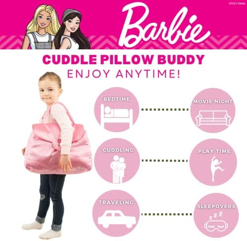 Franco Barbie Purse Pillow Bedding Super Soft Plush Pink Purse/Bag Shapped Cuddle Pillow Buddy, (100% Official Licensed Barbie Product)