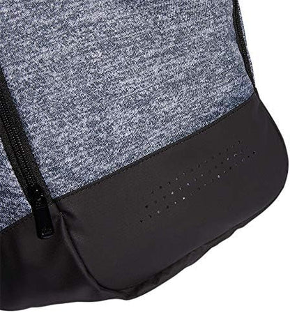adidas Unisex Defender 4.0 Gym Duffel Bag for Men and Women, Jersey Onix Grey/Black, Medium (66L)