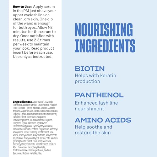 Babe Original Lash Serum - Fuller & Longer Looking Eyelashes, Advanced Lash Enhancing Treatment for Natural Lashes, Extensions & Eyebrows, Vegan & Cruelty-Free