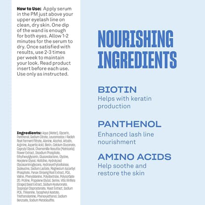 Babe Original Lash Serum - Fuller & Longer Looking Eyelashes, Advanced Lash Enhancing Treatment for Natural Lashes, Extensions & Eyebrows, Vegan & Cruelty-Free