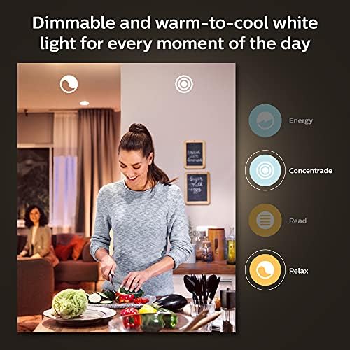 Philips Hue Smart 60W A19 LED Bulb - White and Color Ambiance Color-Changing Light - 2 Pack - 800LM - E26 - Indoor - Control with Hue App - Works with Alexa, Google Assistant and Apple Homekit