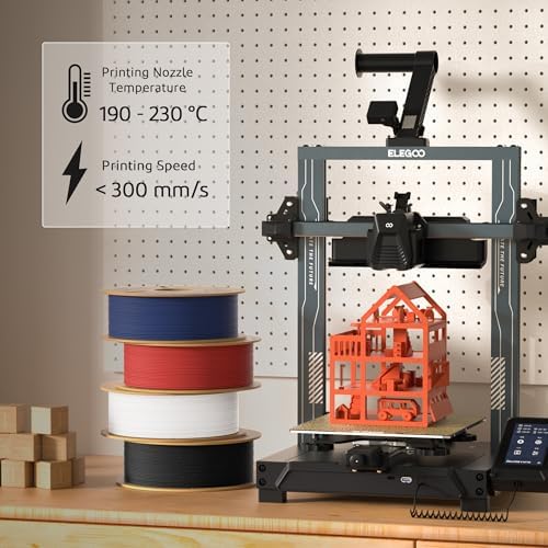 ELEGOO Matte PLA Filament Mint Green 1KG, 1.75mm 3D Printer Filament Dimensional Accuracy +/- 0.02mm, 1kg Carboard Spool (2.2lbs) Fits for Most FDM 3D Printers