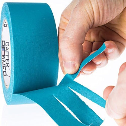 Gaffer Power Gaffers Tape 2 Inch | Aqua Teal | USA Made Quality | Leaves No Residue
