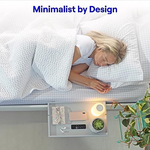 BedShelfie Bedside Shelf for Dorm Room Bunk Bed & Top Bunk, College Dorm Room Essentials, Bedside Caddy, Clip on Floating Desk Tray, Bed Side Table Storage, Loft Nightstand Decor - Cable Catch, Black