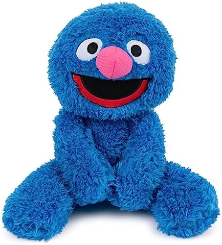 GUND Sesame Street Official Grover Take Along Buddy Plush, Premium Plush Toy for Ages 1 & Up, Blue, 13”