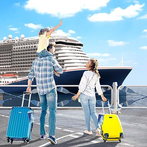 30 Pack Luggage Tags Travel Essentials & Cruise Essentials for NCL, Princess, Carnival, Royal Caribbean & Celebrity Cruise Ships by SEAVILIA