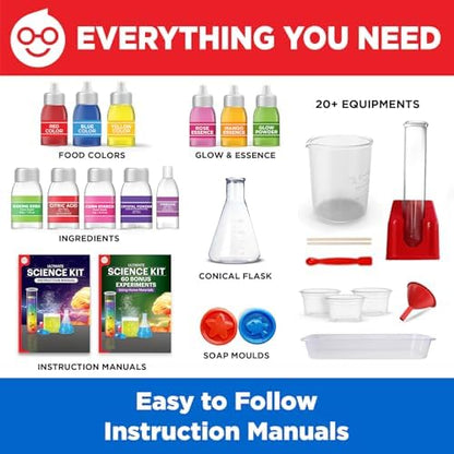 Doctor Jupiter Ultimate Science Kit, Chemistry Set for Kids Ages 8-10-12-14 | Birthday Gift Ideas for Boys & Girls 8,9,10+ Years Old| STEM Toy with 135+ Experiments| Learning & Educational Projects