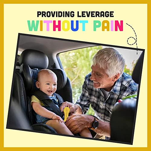 Bucklebee Easy Car Seat Buckle Release Aid for Children Unbuckle Car Seat Release Tool - Button Pusher - Opener for Nails - Buckle Release Tool (2 Packs Teal)