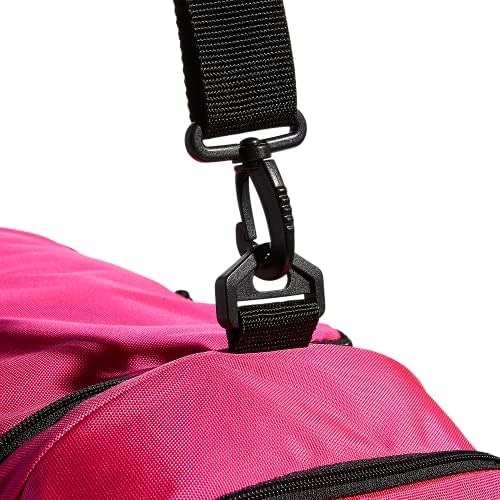 adidas Unisex Defender 4.0 Gym Duffel Bag for Men and Women, Team Shock Pink, Small (38L)