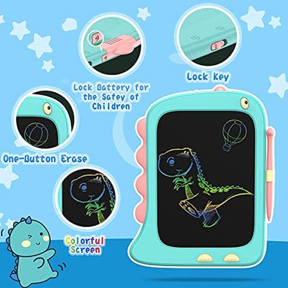 ORSEN 8.5 Inch Doodle Board Drawing Tablet - Dinosaur Toy Gift for Kids 3-7 Years Old