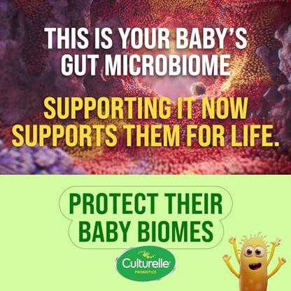 Culturelle Baby Digestive Calm & Comfort Probiotic (Age 0-12 Mos) 8.5Ml, Helps Periodic Colic, Gas, Fussiness, Crying & Digestive Upset In Infants & Newborns, Vegan Non-Gmo Gluten-Free, 1 Mos. Supply