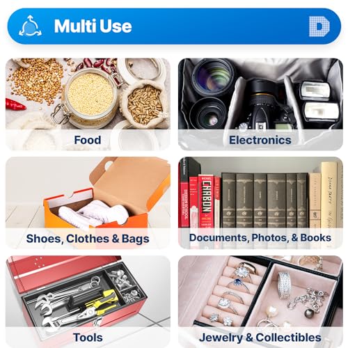 Dry & Dry 5 Gram [100 Packets] Silica Gel Packets Silica Gel Desiccants, Silica Gel Packs - Rechargeable (Food Safe) Silica Gel Packets, Silica Packets