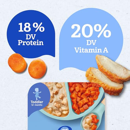 Gerber Mealtime for Toddler Mashed Potatoes & Gravy with Roasted Chicken & Carrots, 6.6 Ounce (Pack of 8)